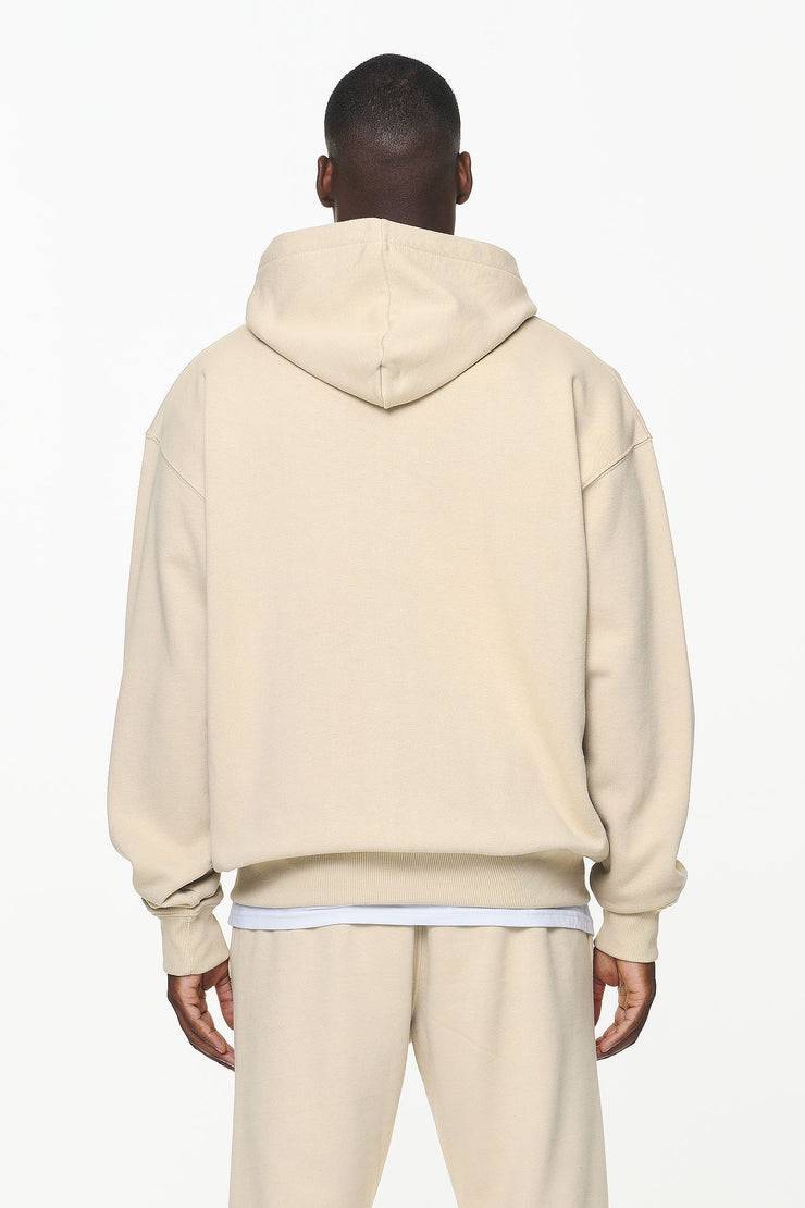 Pegador Logo Oversized Sweat Jacket Vintage Washed Kingdom Beige Sonderangebote