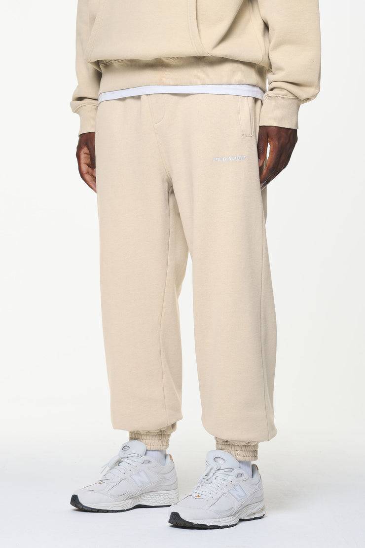 Pegador Logo Heavy Sweat Jogger Vintage Washed Kingdom Beige Riesige Ersparnisse