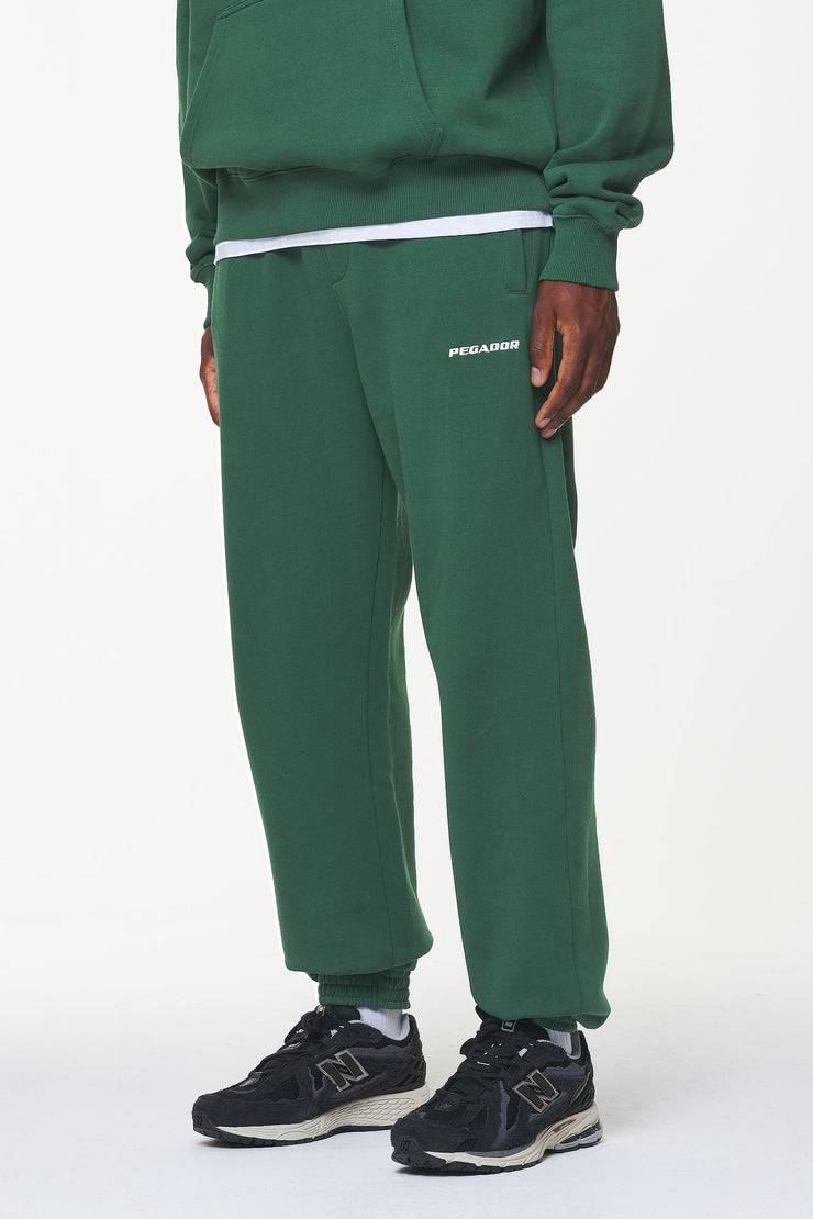 Pegador Logo Heavy Sweat Jogger Vintage Washed British Green VIP-Rabatte