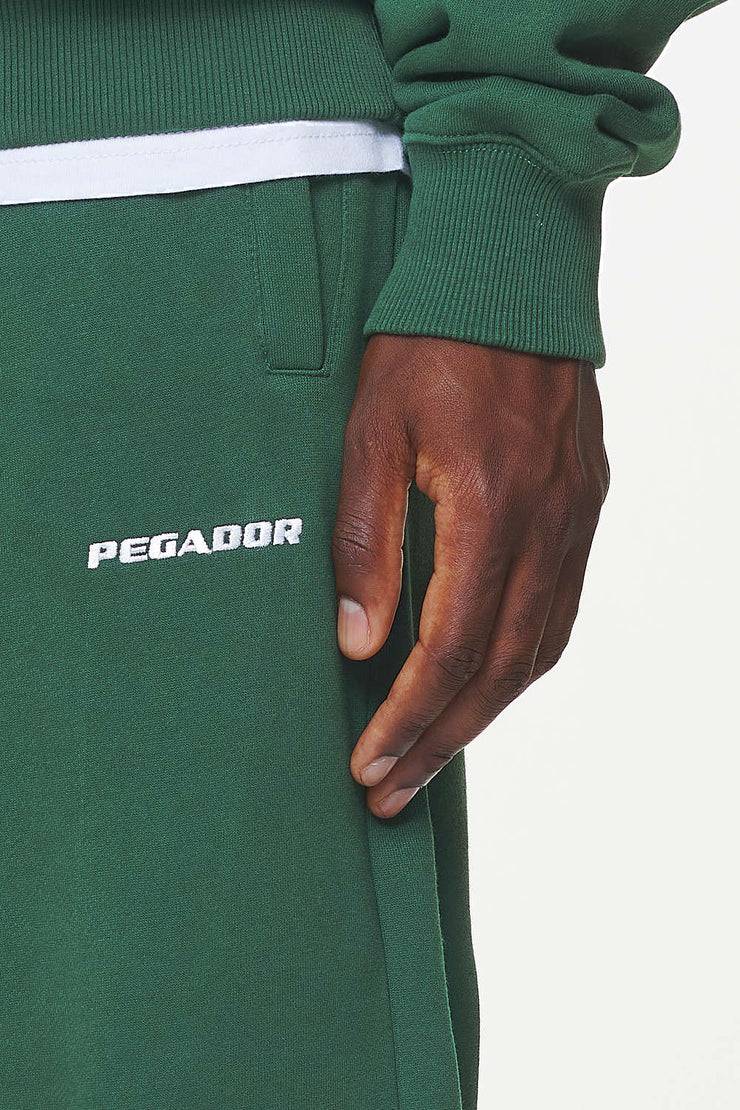 Pegador Logo Heavy Sweat Jogger Vintage Washed British Green VIP-Rabatte