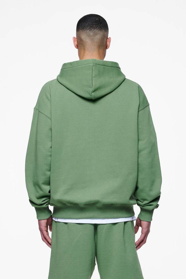 Pegador Logo Oversized Sweat Jacket Vintage Washed Cypress Green Gum Tiefpreis