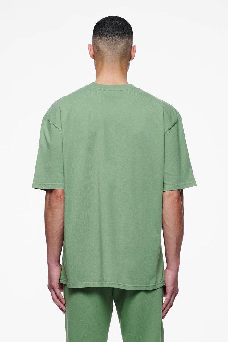 Pegador Logo Oversized Tee Vintage Washed Cypress Green Gum Super Sparpreis
