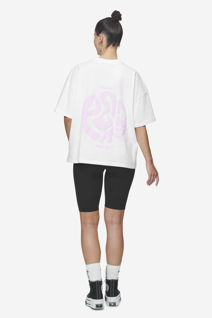 Pegador Gabi Heavy Oversized Tee White Neueste Stile