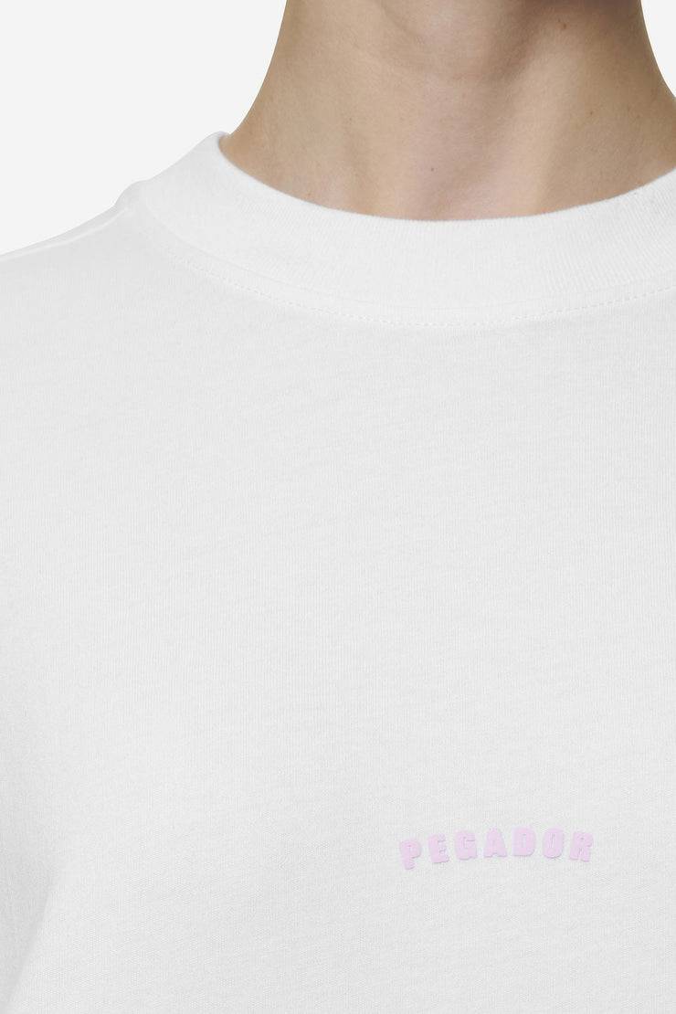 Pegador Gabi Heavy Oversized Tee White Neueste Stile