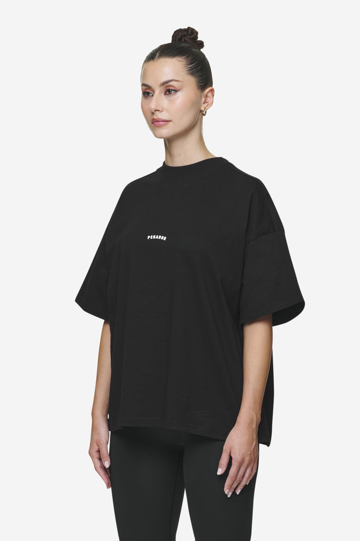 Pegador Gabi Heavy Oversized Tee Black Letzte 2 Tage