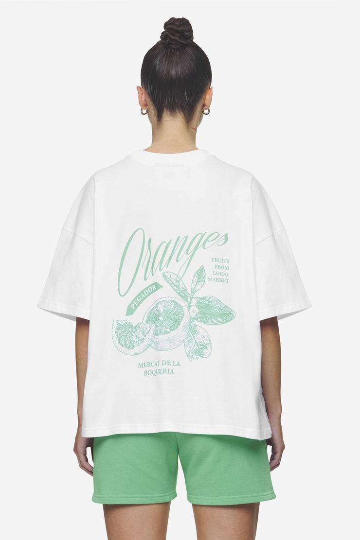 Pegador Tia Heavy Oversized Tee White Letzter Tag