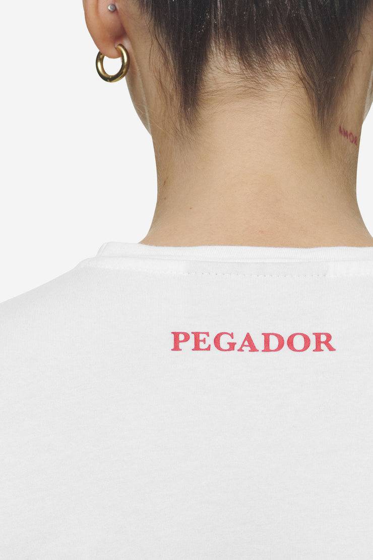 Pegador Reyna Cropped Baby Tee White Zeitbegrenzte Promotion