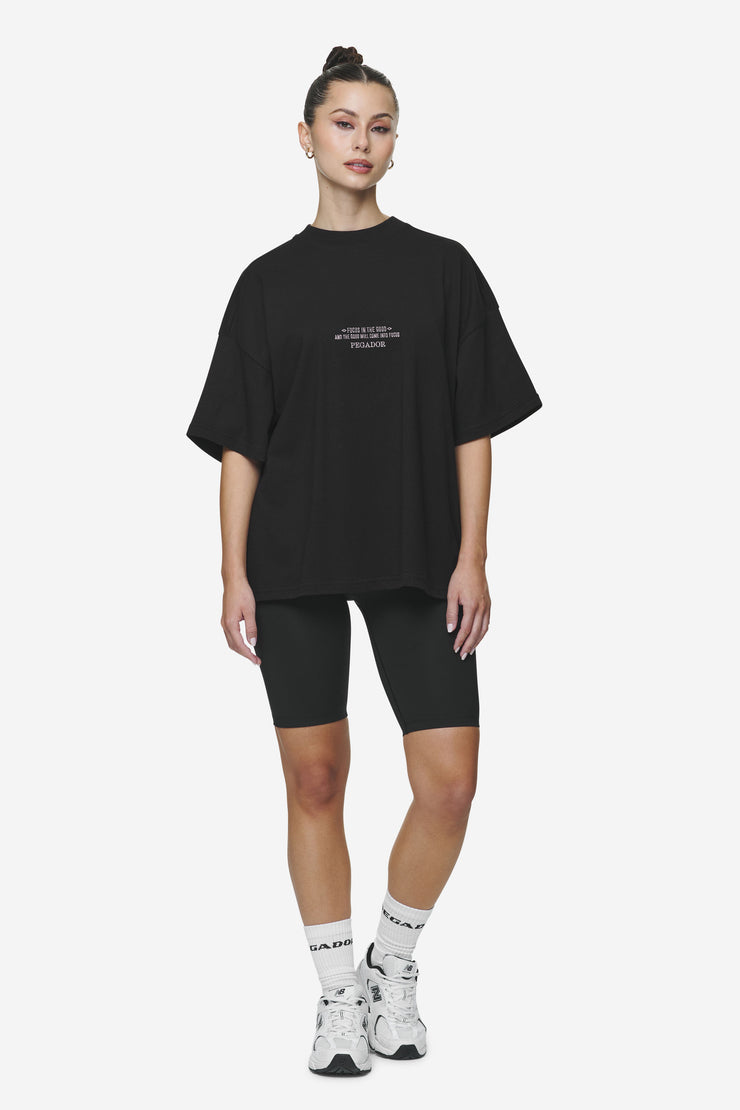 Pegador Naia Heavy Oversized Tee Black Bis zu 60% Rabatt