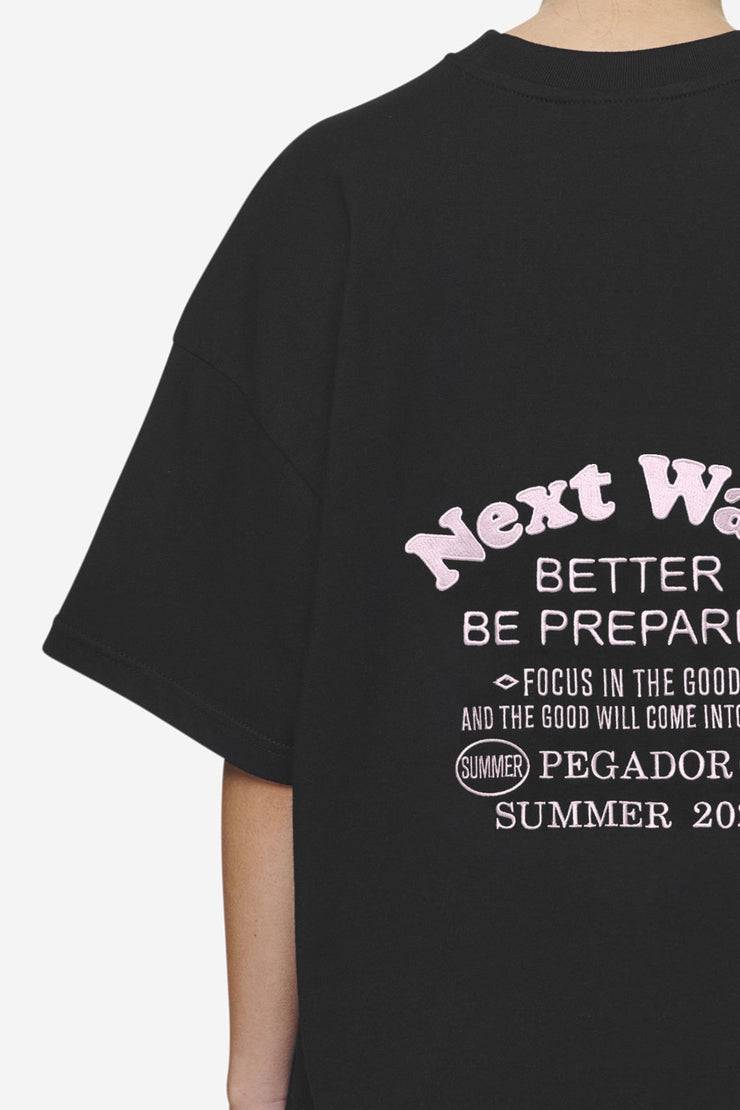 Pegador Naia Heavy Oversized Tee Black Bis zu 60% Rabatt