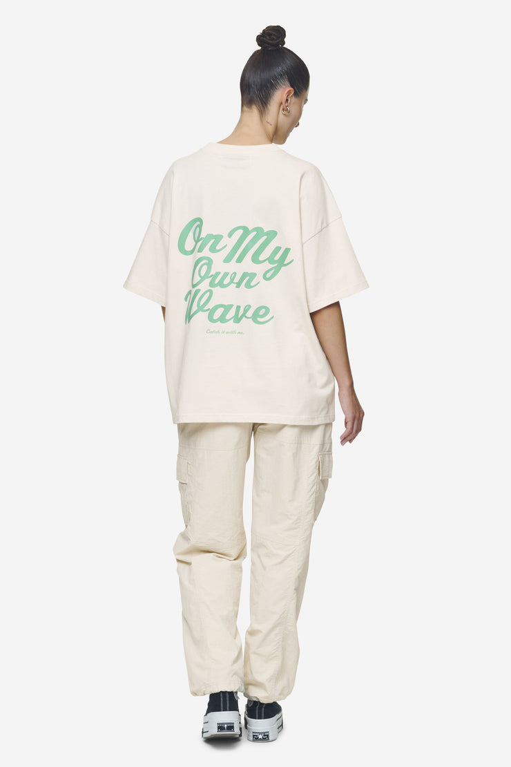 Pegador Yebra Heavy Oversized Tee Washed Coast Sand Sonderangebot der Fabrik