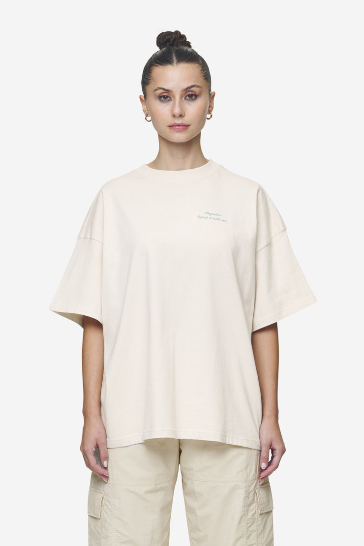 Pegador Yebra Heavy Oversized Tee Washed Coast Sand Sonderangebot der Fabrik