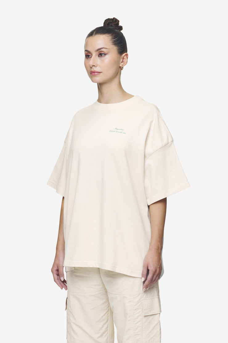 Pegador Yebra Heavy Oversized Tee Washed Coast Sand Sonderangebot der Fabrik