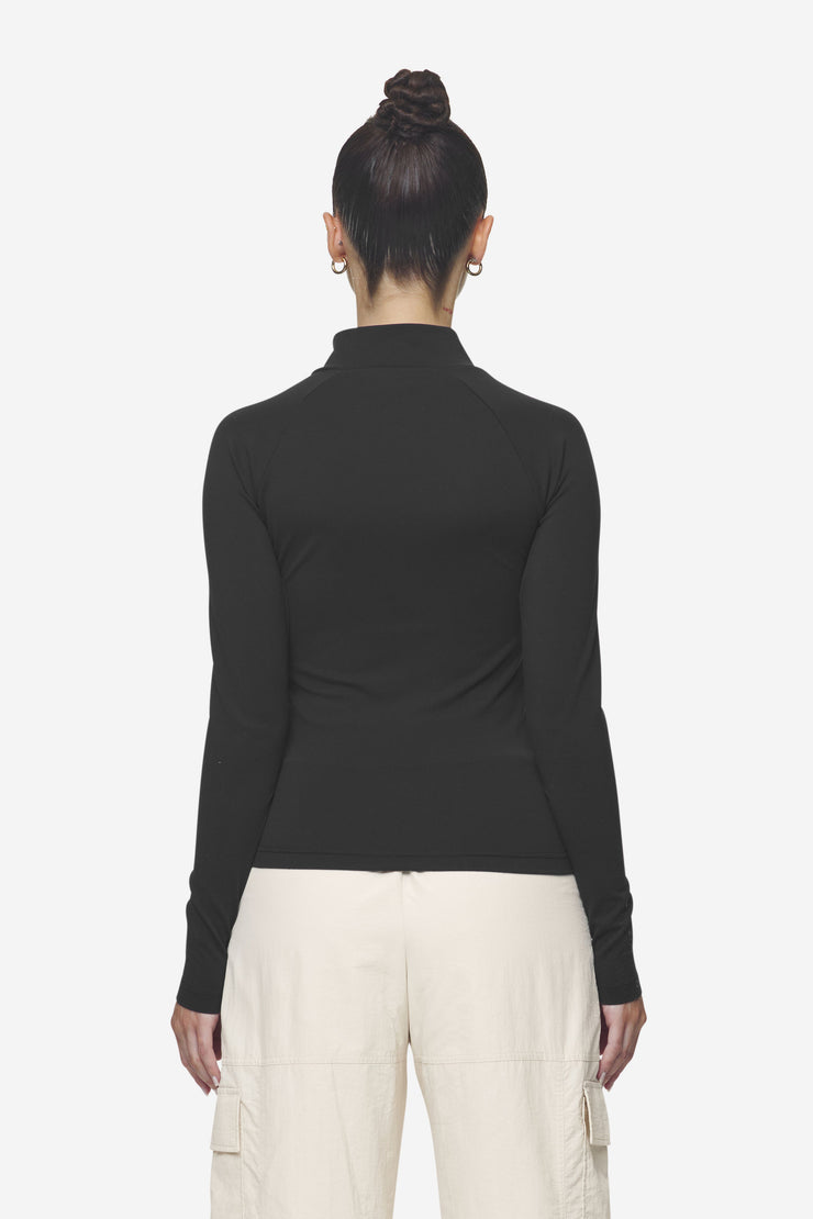 Pegador Maria Zip Longsleeve Black im Angebot