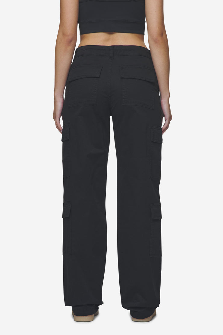 Pegador Lia Wide Cargo Pants Black Begrenztes Angebot