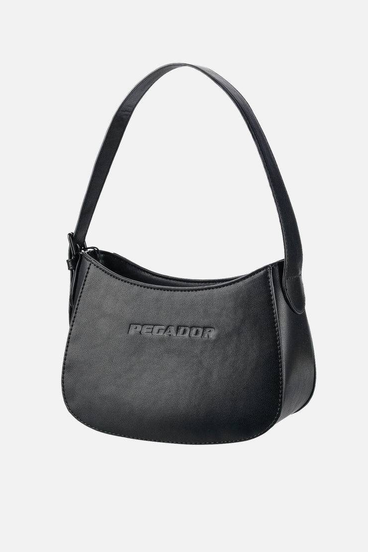 Pegador Mona Logo Faux Leather Handbag Black Valentinstagsangebot