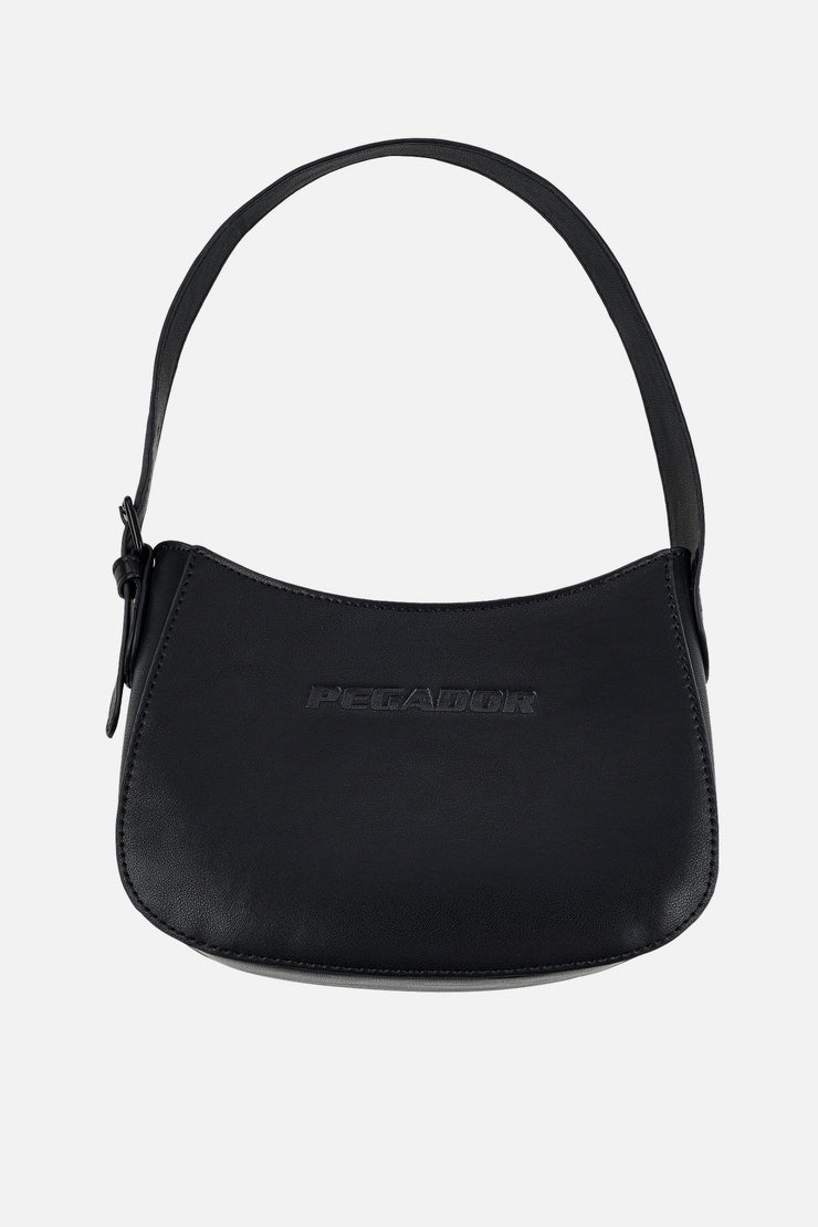 Pegador Mona Logo Faux Leather Handbag Black Valentinstagsangebot
