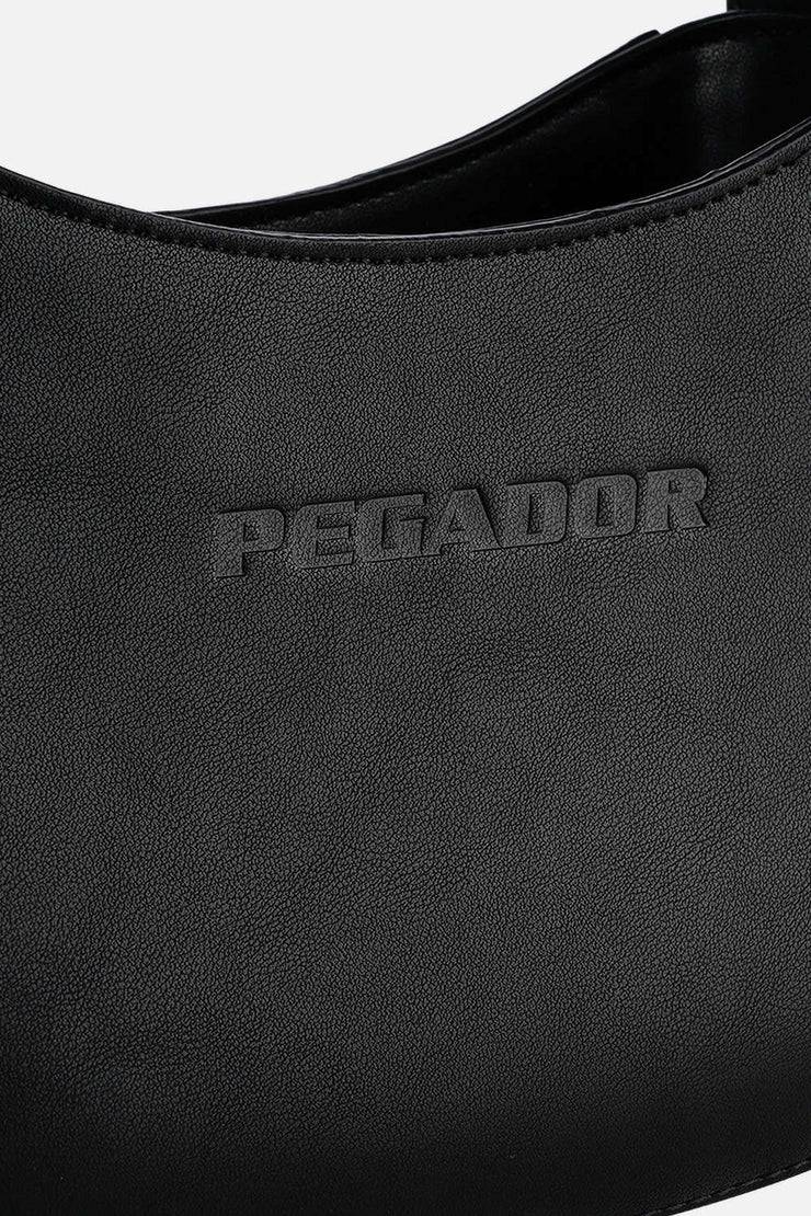Pegador Mona Logo Faux Leather Handbag Black Valentinstagsangebot