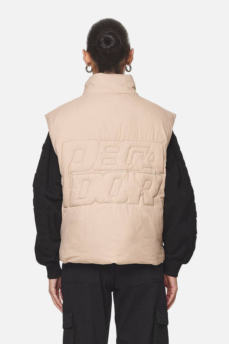Pegador Wilton Cropped Oversized Vest Safari Sand Exklusive Angebote