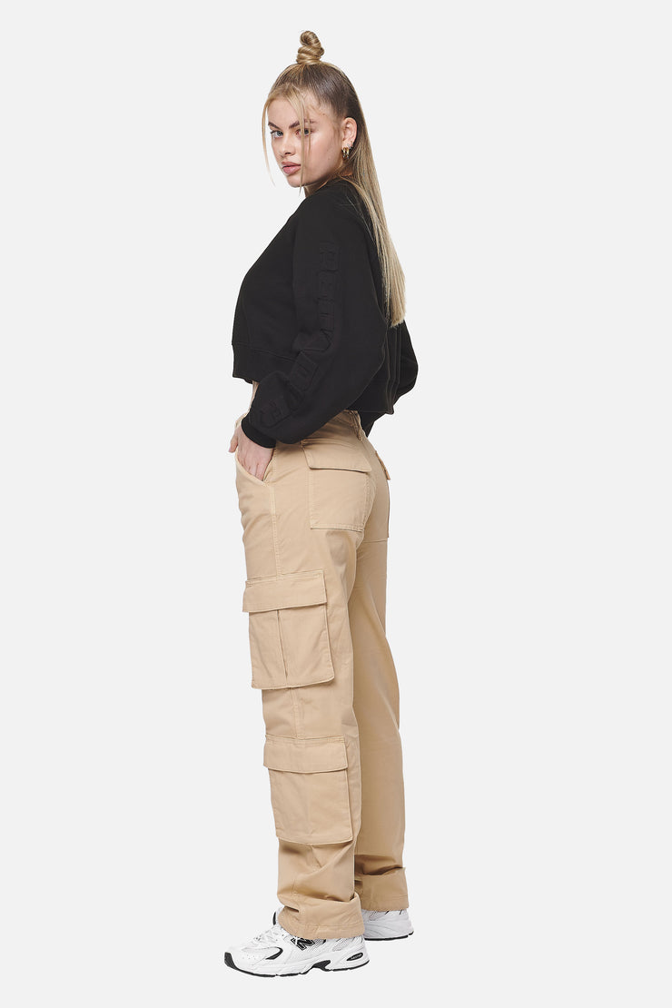 Pegador Tanami Wide Cargo Pants Washed Safari Sand Große Rabatte