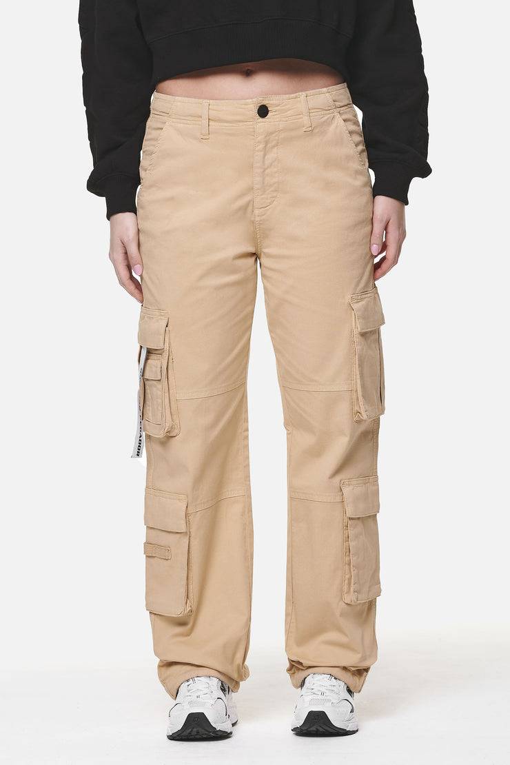 Pegador Tanami Wide Cargo Pants Washed Safari Sand Große Rabatte