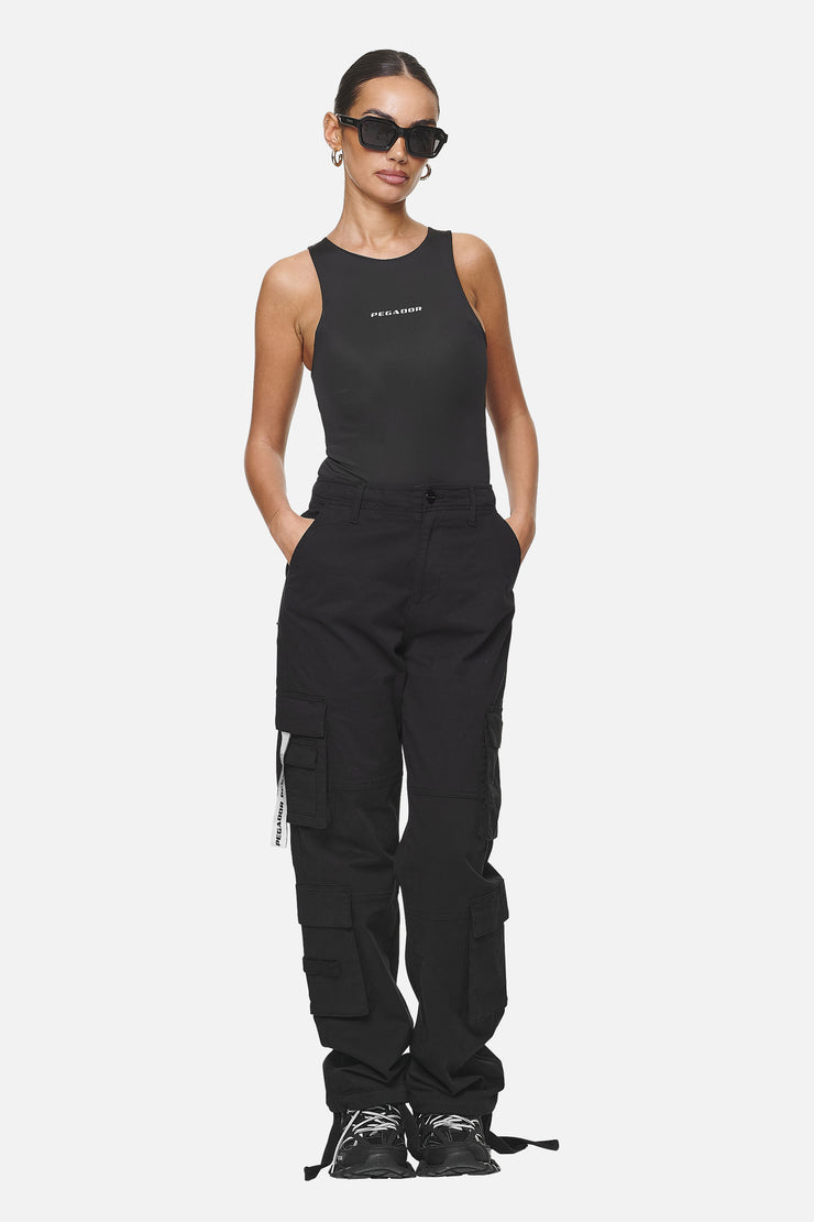 Pegador Tanami Wide Cargo Pants Black Neuheiten