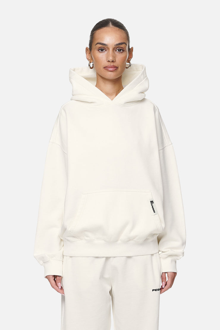 Pegador Mina Oversized Hoodie Washed Coconut Milk Riesige Ersparnisse
