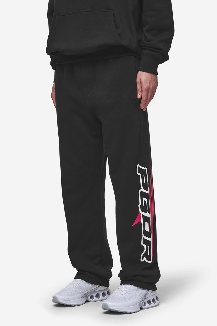 Pegador Blamor Wide Sweat Pants Washed Black Tiefpreis