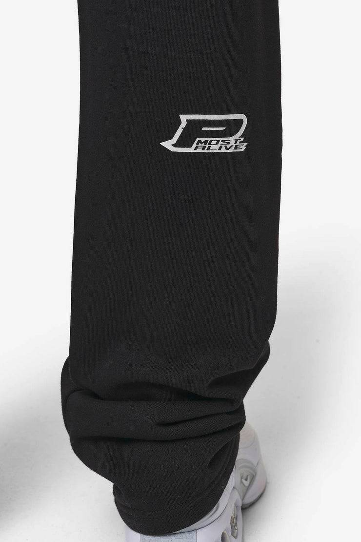 Pegador Blamor Wide Sweat Pants Washed Black Tiefpreis