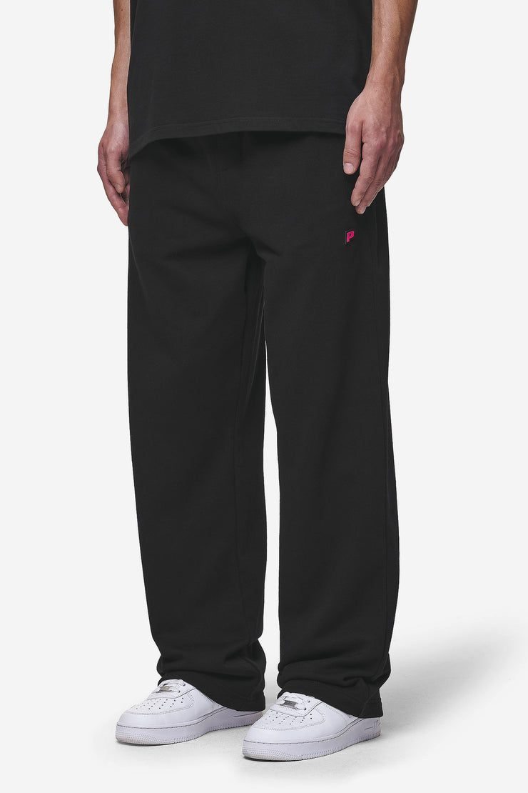 Pegador Leono Loose Sweat Pants Washed Black Virtual Pink Gum Super Sparpreis