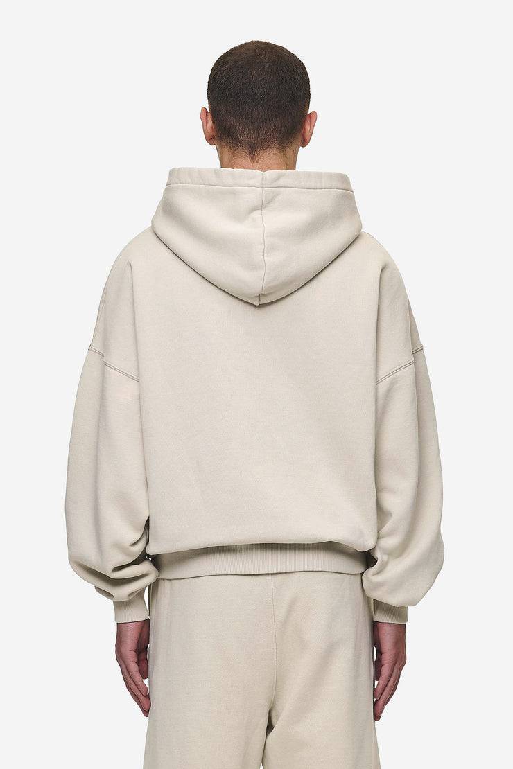 Pegador Leono Boxy Hoodie Washed Light Beige Virtual Pink Gum Begrenzte Freigabe