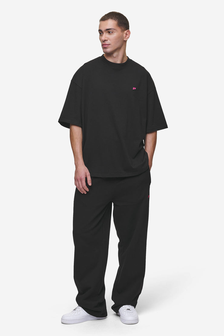 Pegador Leono Boxy Tee Washed Black Virtual Pink Gum Letzte 3 Tage