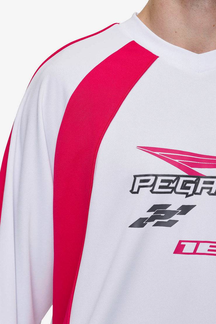 Pegador Mosco Longsleeve Jersey White Virtual Pink Nur für heute