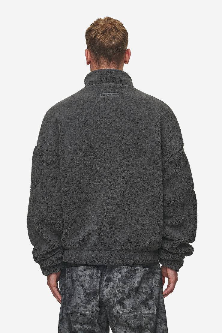 Pegador Munoz Teddy Half Zip Sweater Anthracite Bis zu 55% Rabatt
