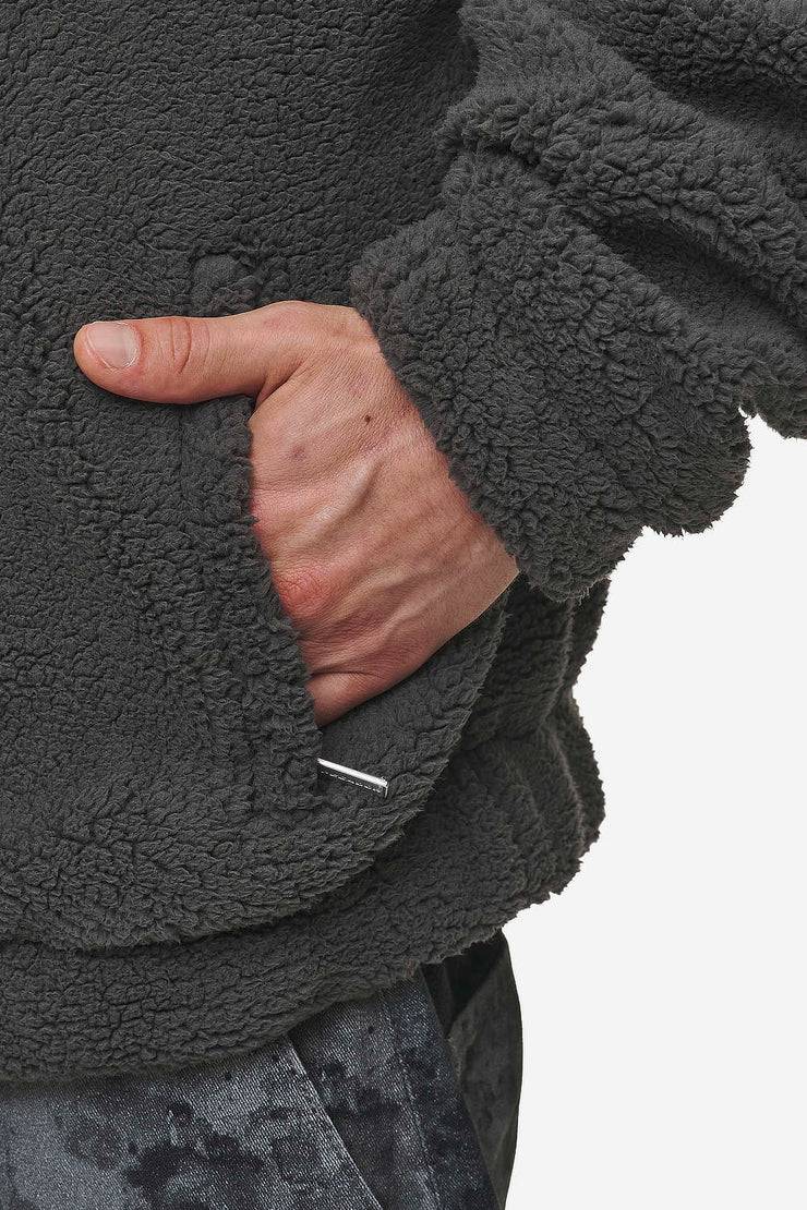 Pegador Munoz Teddy Half Zip Sweater Anthracite Bis zu 55% Rabatt