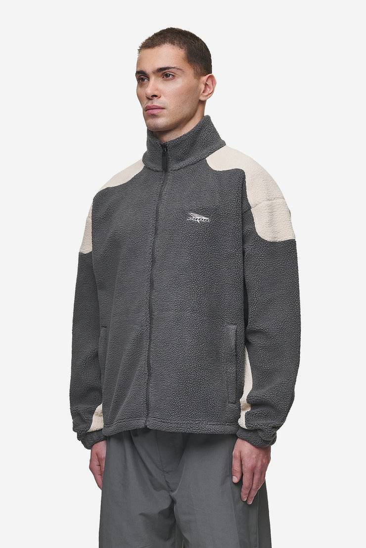 Pegador Willett Fleece Jacket Anthracite Light Beige Riesige Rabatte