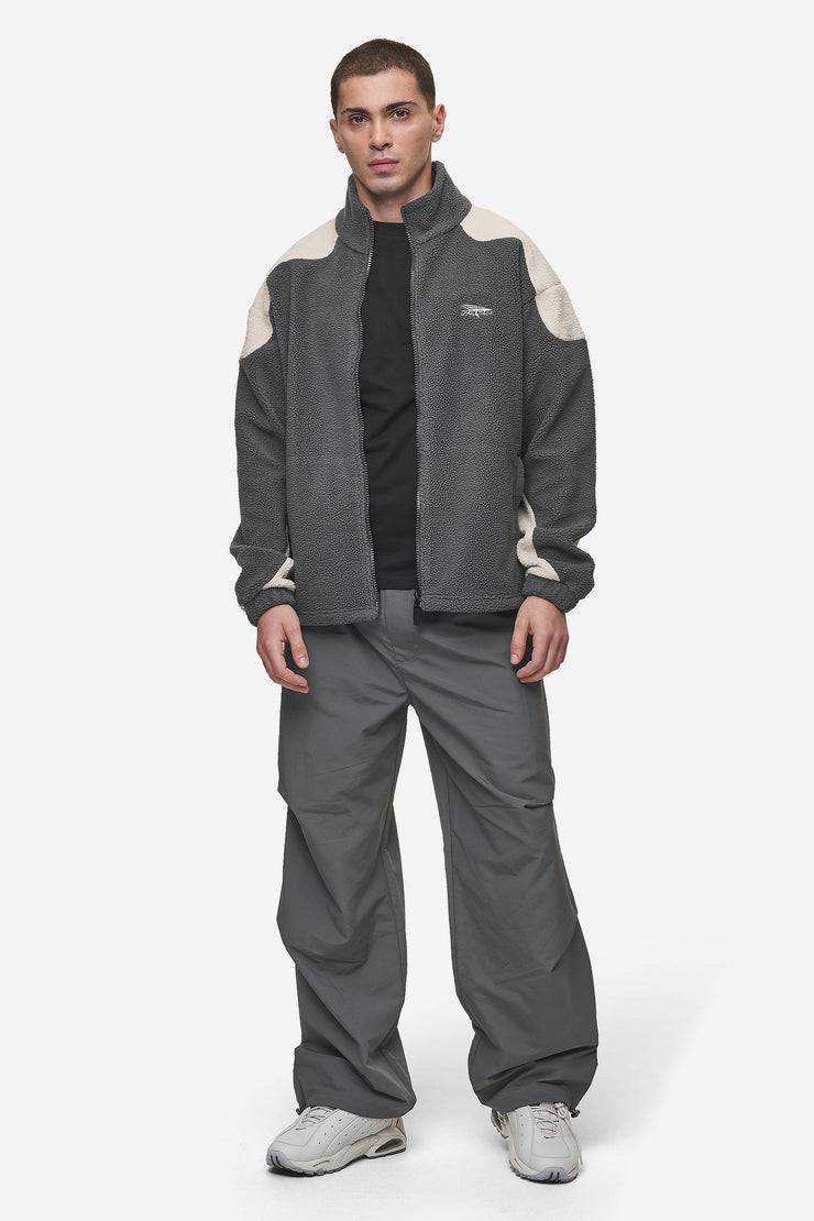 Pegador Willett Fleece Jacket Anthracite Light Beige Riesige Rabatte