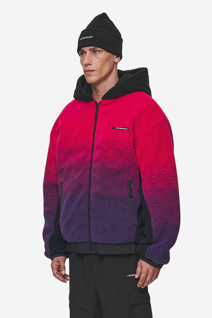 Pegador Absecon Teddy Jacket Virtual Pink Deep Purple Black Clearance-Verkauf