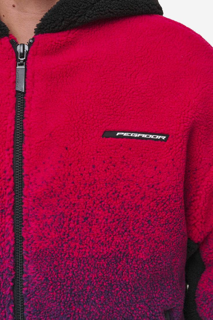 Pegador Absecon Teddy Jacket Virtual Pink Deep Purple Black Clearance-Verkauf