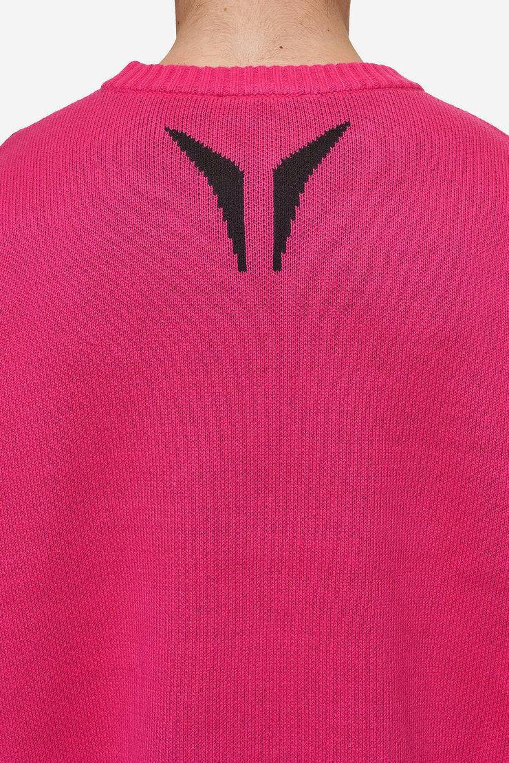 Pegador Kazan Boxy Knit Sweater Virtual Pink Black Fabrikladen