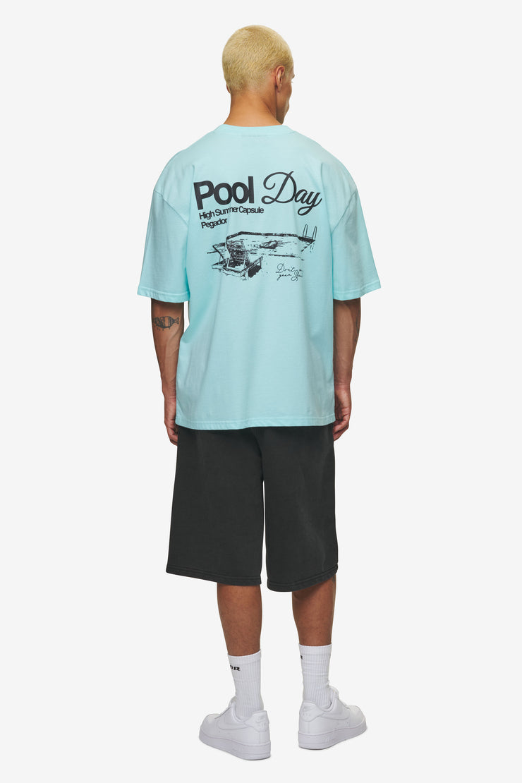 Pegador Patino Oversized Tee Washed Sky Blue Outlet