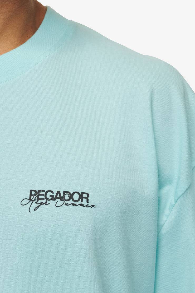 Pegador Patino Oversized Tee Washed Sky Blue Outlet