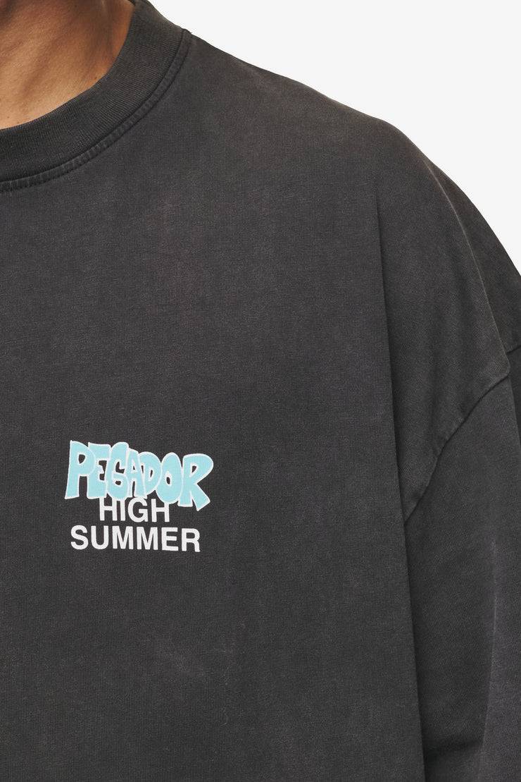 Pegador Farrar Boxy Tee Vintage Black Angebote