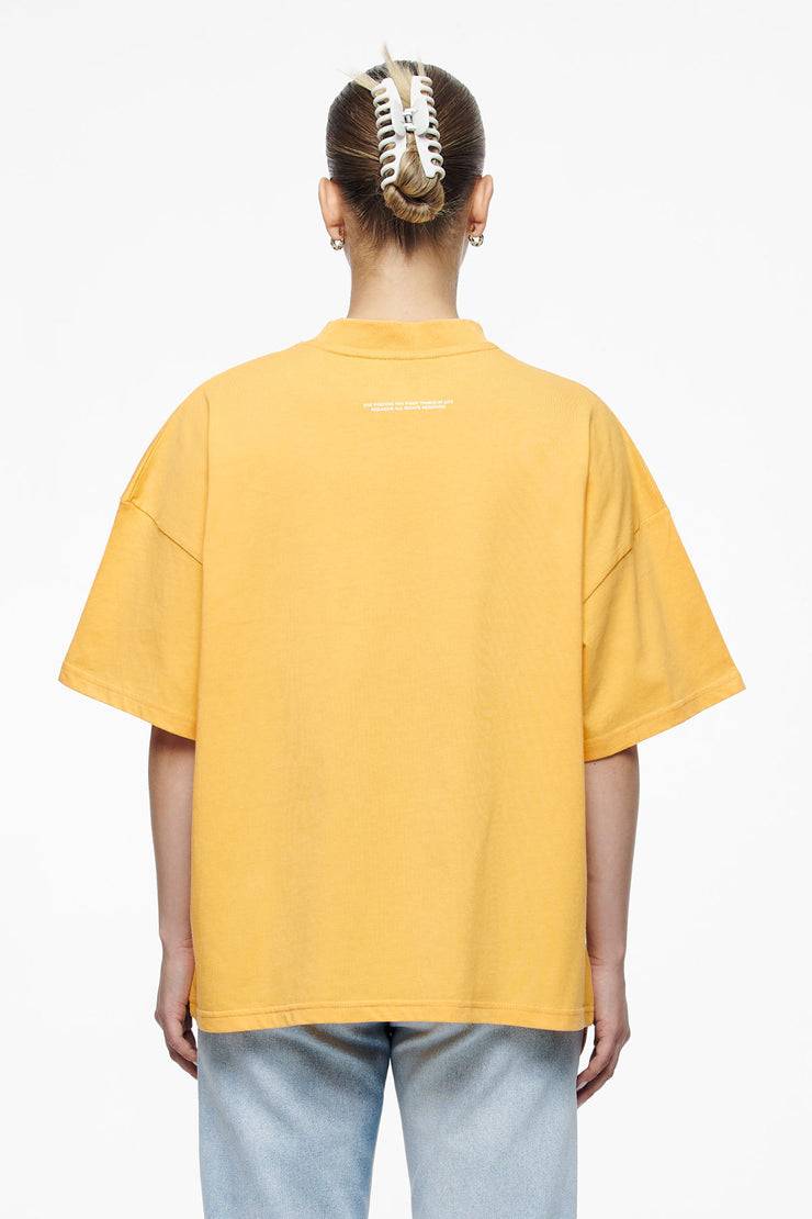 Pegador Birca Heavy Oversized Tee Vintage Washed Golden Sun Hotsell
