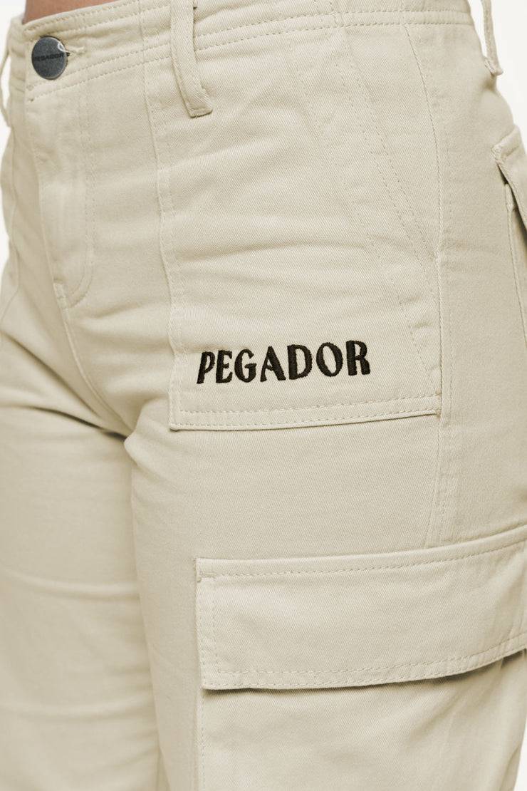 Pegador Arlia Wide Cargo Pants Espresso Meist gekauft