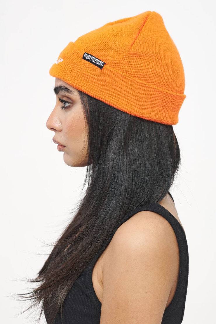 Pegador Birch Fisherman Beanie Sunrise Orange White Fabrik Onlineshop