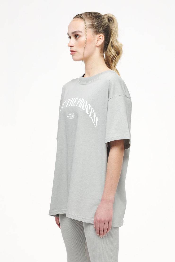 Pegador Topa Oversized Tee Vintage Washed Quiet Gray Großer Ausverkauf