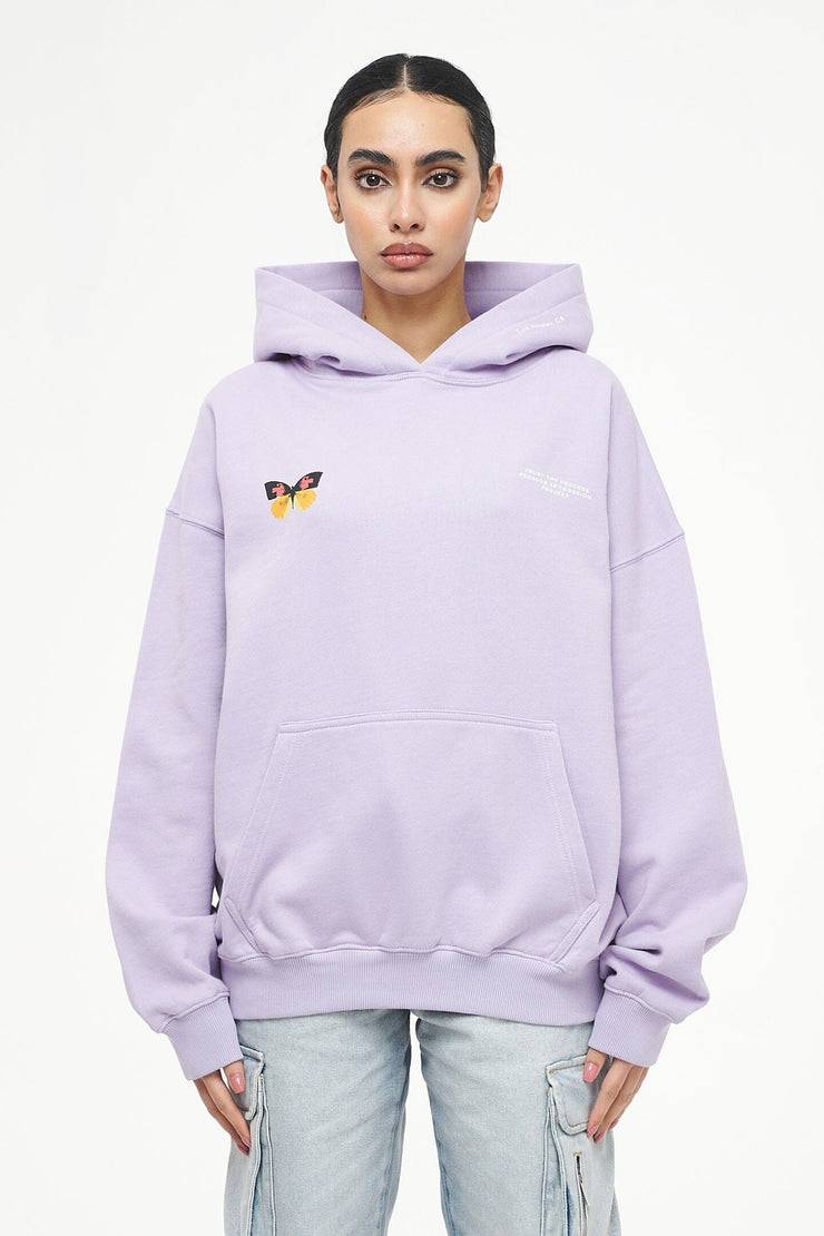 Pegador Mace Oversized Hoodie Vintage Washed Purple Paste Begrenztes Angebot