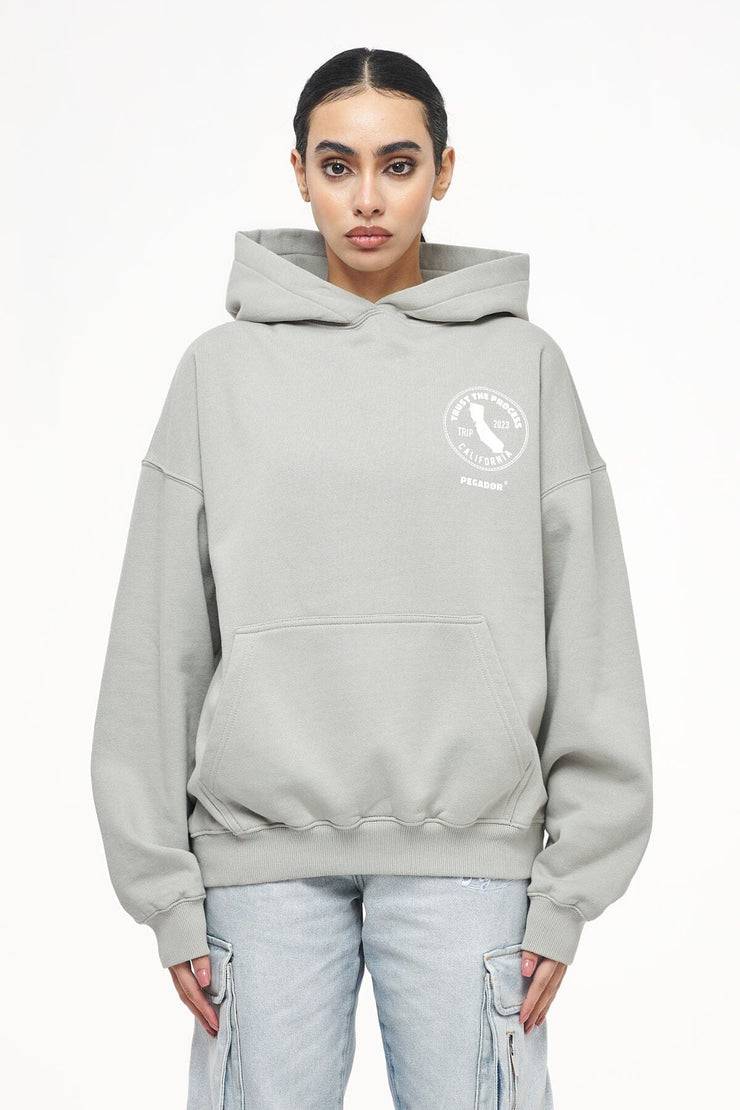 Pegador Jay Oversized Hoodie Vintage Washed Quiet Gray Exklusivangebot