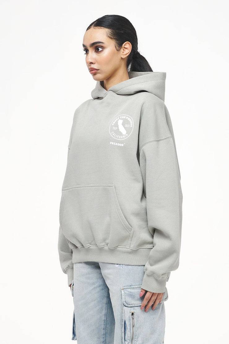 Pegador Jay Oversized Hoodie Vintage Washed Quiet Gray Exklusivangebot