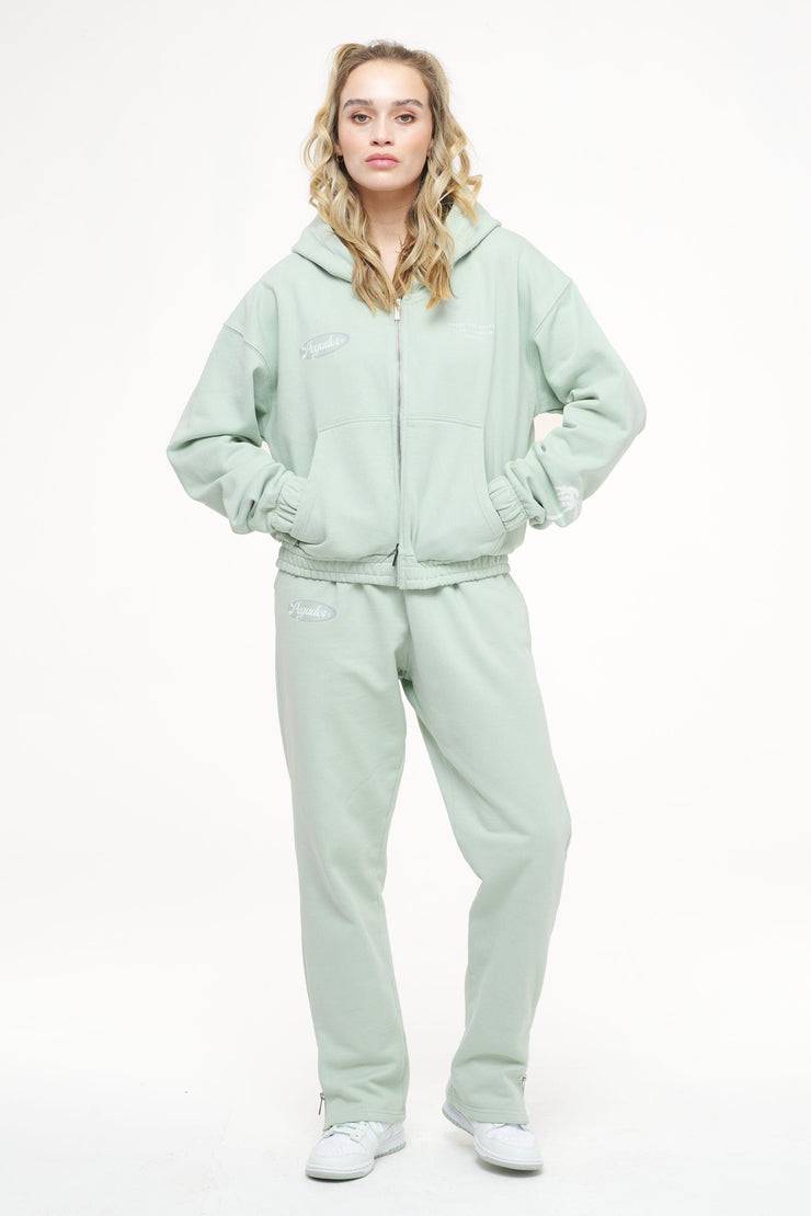 Pegador Olvera Straight Sweat Pants Vintage Washed Milky Green Vatertagsangebot